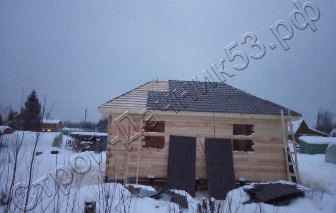 4 Брусовой дом ОД-9 8Х8, 64 м², Ленинградская область, Кировский район, поселок Апраксин (7)